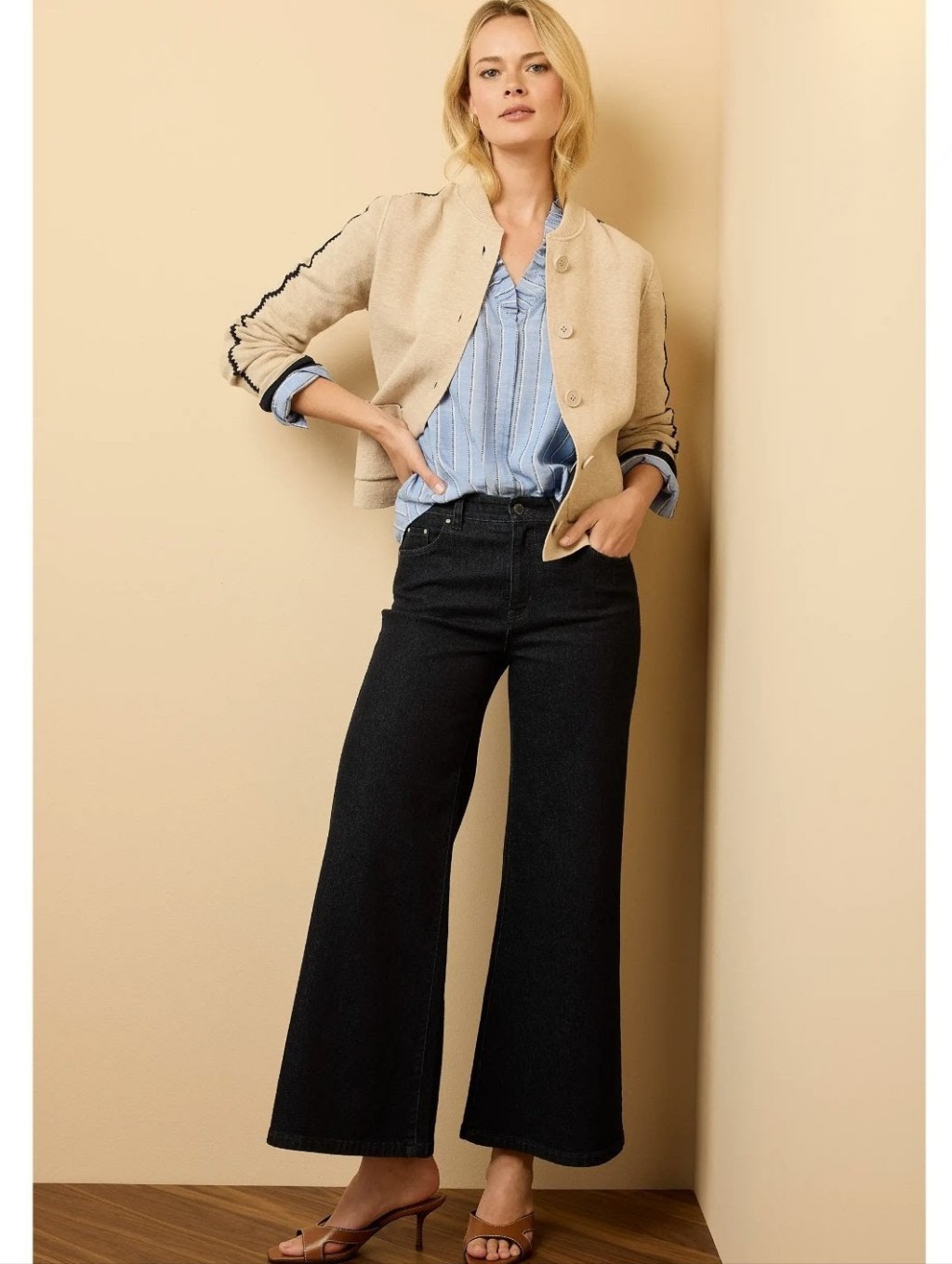 Nic+Zoe Dashing Dusk Cotton Knit Cardigan - Size Small